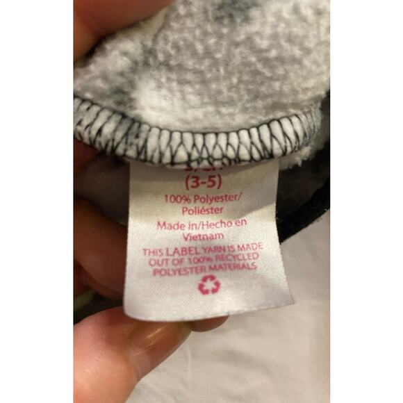 Soft Tie-Dye Fleece Quarter Zip Pullover No Boundaries S (3–5) - Picture 3 of 5